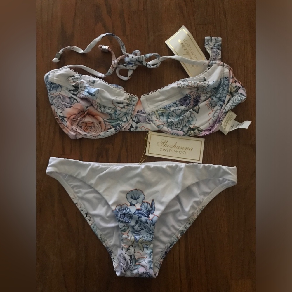 Shoshanna bikini (floral and white)